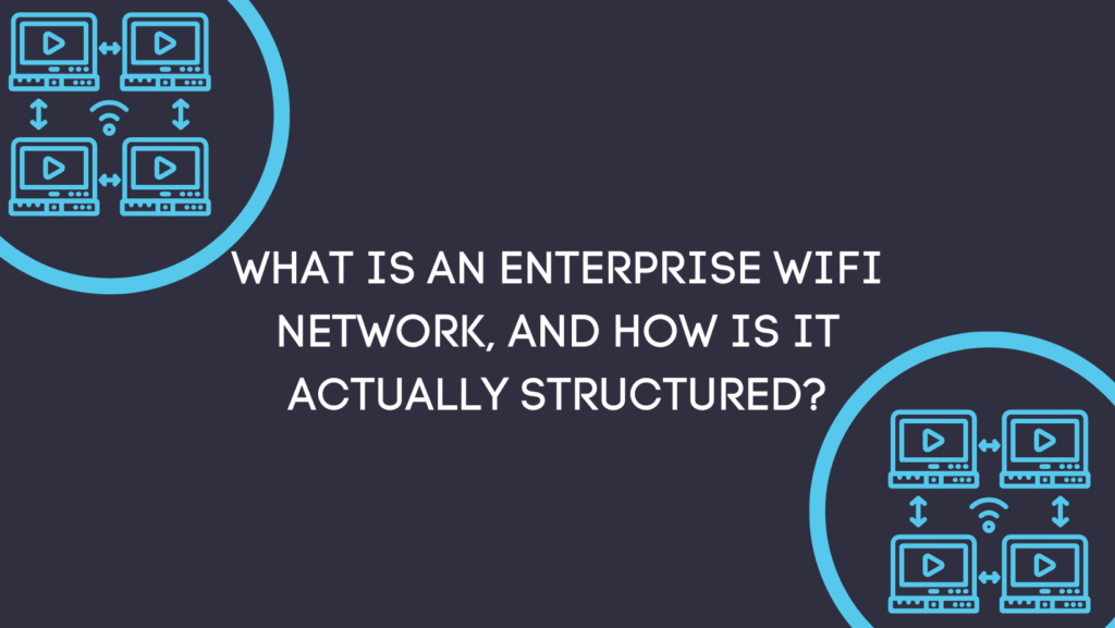 What is an enterprise WiFi network, and how is it actually structured?