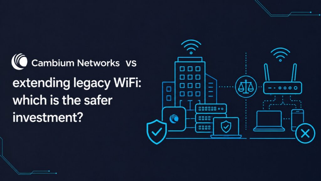 Cambium Networks vs extending legacy WiFi: which is the safer investment?