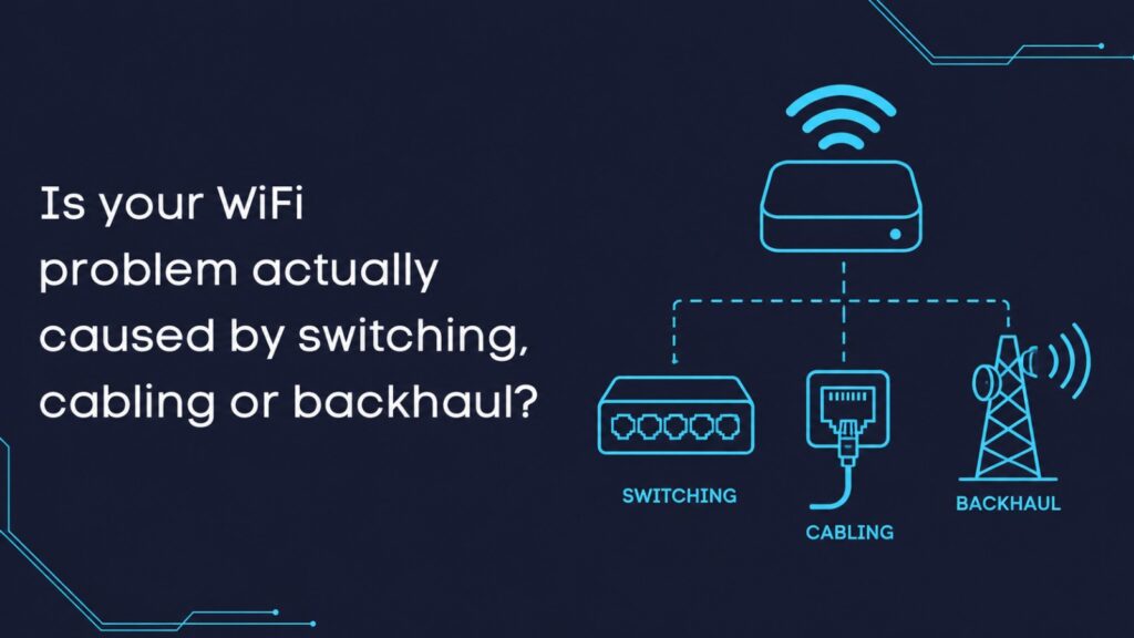 Is your WiFi problem actually caused by switching, cabling or backhaul?