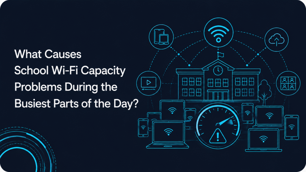 What Causes School Wi-Fi Capacity Problems During the Busiest Parts of the Day