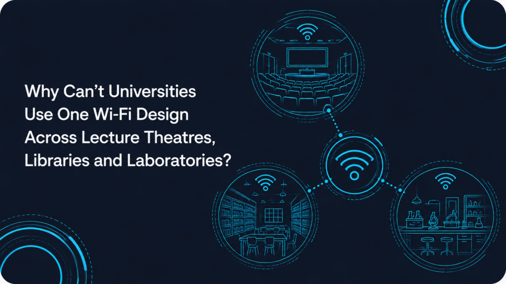 Why Can’t Universities Use One Wi-Fi Design Across Lecture Theatres, Libraries and Laboratories?
