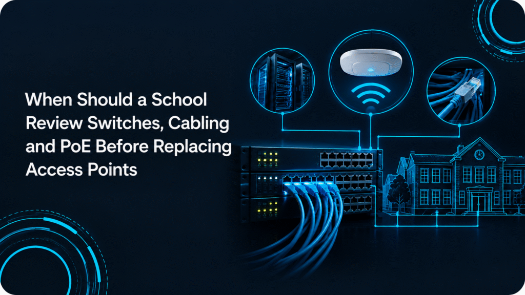When Should a School Review Switches, Cabling and PoE Before Replacing Access Points?